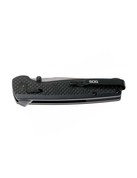 SOG Terminus XR SGTM1025 taittoveitsi G10/carbon kahva 10.8cm musta