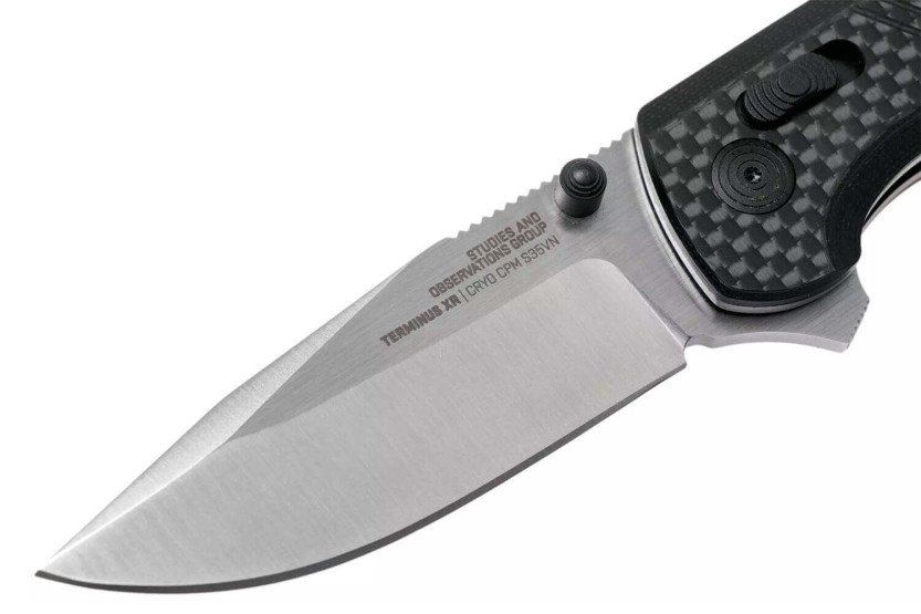 SOG Terminus XR SGTM1025 taittoveitsi G10/carbon kahva 10.8cm musta