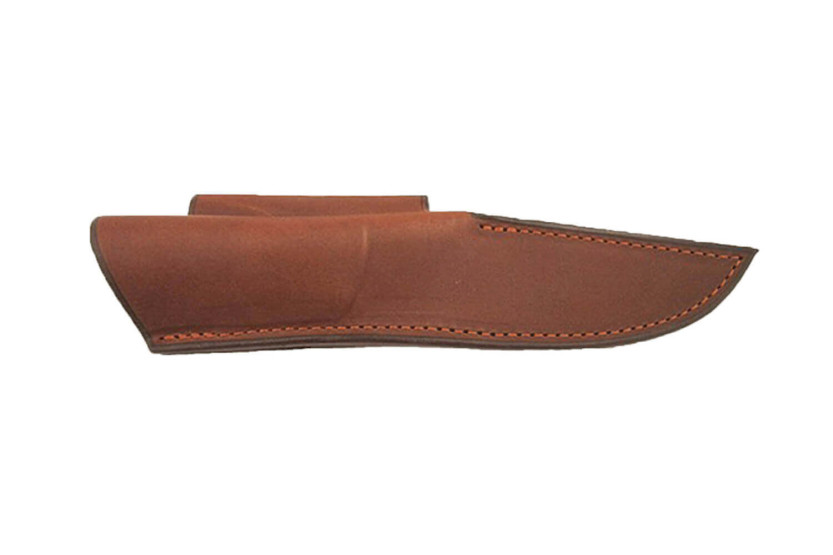 Faca Wildsteer Baby Wild BWI0102 Cabo de couro castanho com 9 cm de lâmina + bainha de couro a condizer