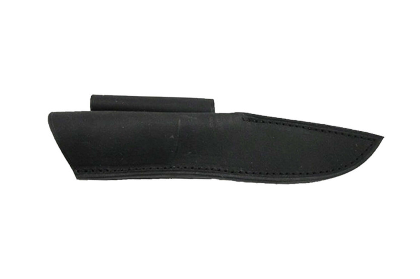 Wildsteer Baby Wild Messer BWI0103 Klinge 9cm schwarzer Ledergriff + passendes Lederetui