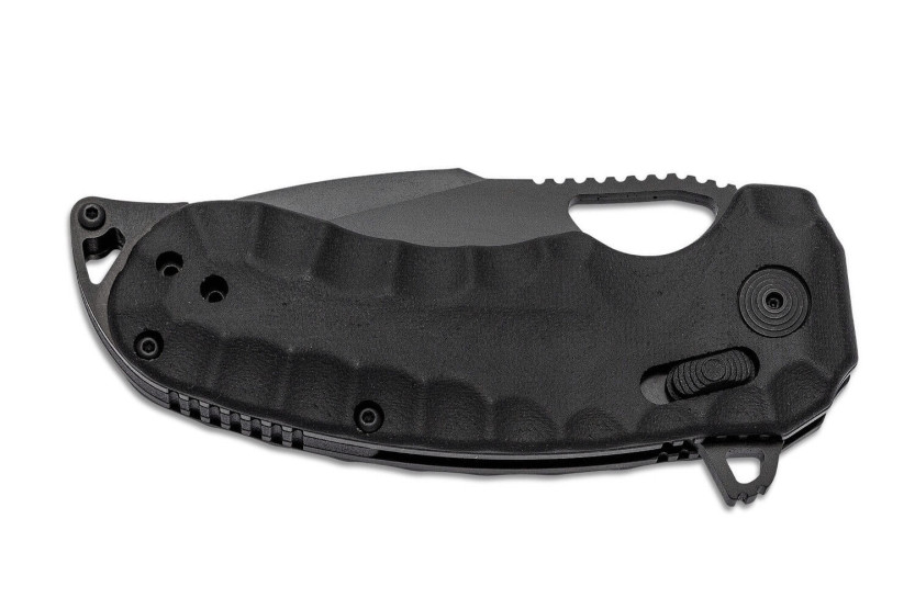 Klappmesser SOG Kiku XR Black SGKIKUXRBK Griff G10/Carbon schwarz 10,9cm