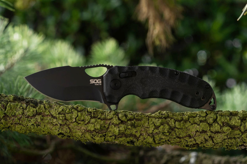 SOG Kiku XR Black SGKIKUXRBK vouwmes G10 handgreep/zwart carbon 10.9cm