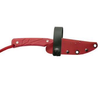 Wildsteer Troll Knife TRO0104 8.5cm terä punainen tactiprene kahva + Kydex tuppi 2
