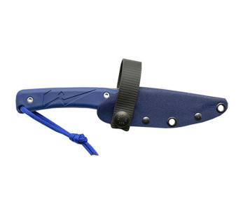 Cuchillo Wildsteer Troll TRO0108 8,5cm hoja mango tactiprene azul + funda Kydex 2