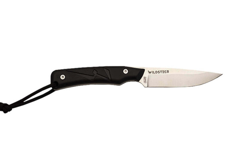 Wildsteer Troll TRO0113 mes 8,5cm lemmet zwart tactipreen handvat + Kydex schede