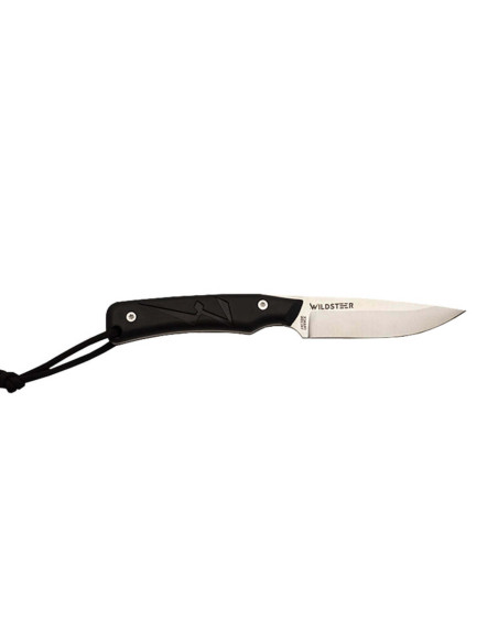 Cuchillo Wildsteer Troll TRO0113 8,5cm hoja mango tactiprene negro + funda Kydex