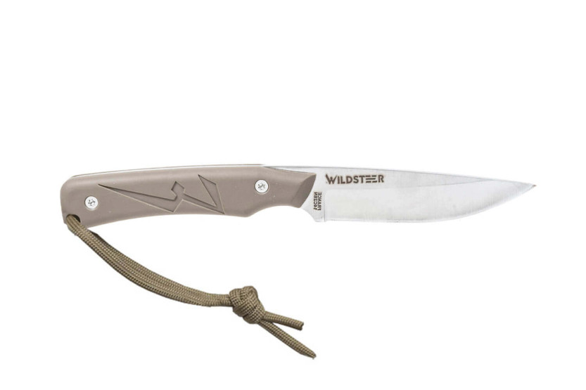Wildsteer Troll Mes TRO0115 8,5cm lemmet coyote tactiprene handvat + Kydex schede