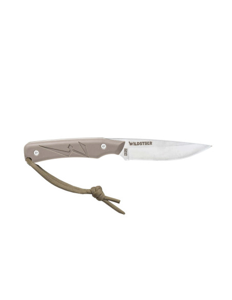 Wildsteer Troll Mes TRO0115 8,5cm lemmet coyote tactiprene handvat + Kydex schede