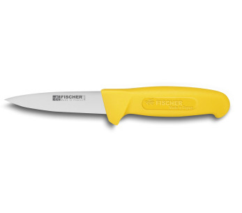 Fischer professionell avblodningskniv 11cm gult övergjutet handtag