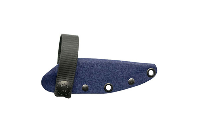 Wildsteer Troll TRO3108 knife black blade 8,5cm blue tactiprene handle + Kydex sheath
