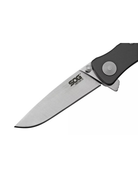 SOG Twitch II SGTWI8 folding knife 9cm grey aluminium handle with pocket clip