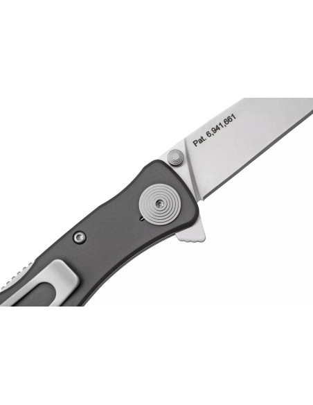 SOG Twitch II SGTWI8 folding knife 9cm grey aluminium handle with pocket clip