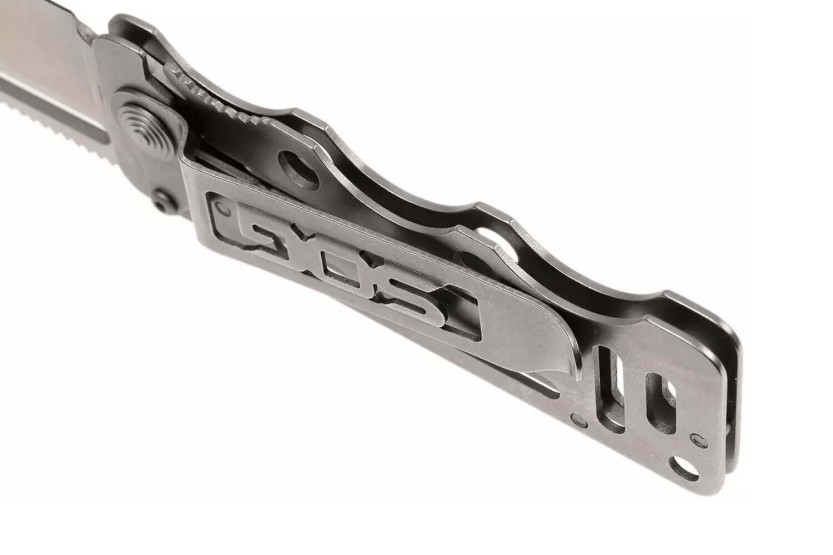SOG Cash Card Knife SGEZ_1 gennembrudt stålhåndtag 12 cm foldekniv