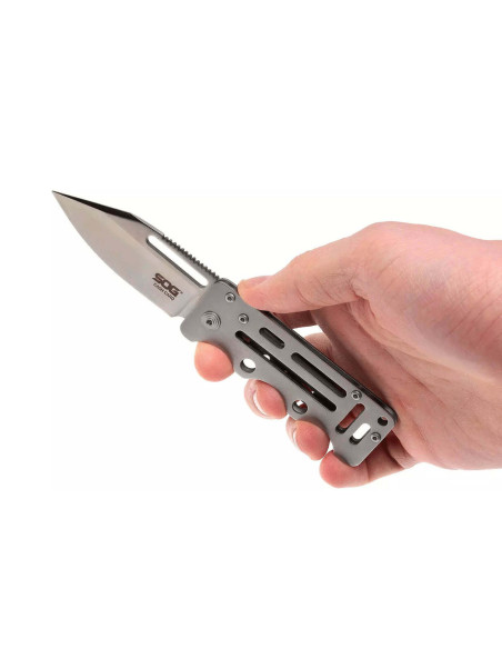 SOG Cash Card Knive SGEZ_1 gennembrudt stålhåndtag 12 cm foldekniv