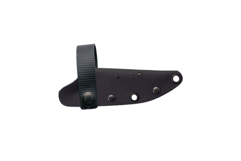 Wildsteer Troll Knife TRO3113 black blade 8,5cm black tactiprene handle + Kydex sheath
