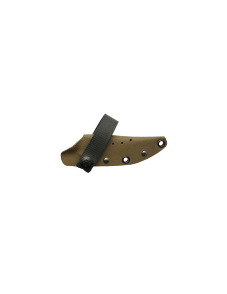 Wildsteer Troll Knife TRO3115 sort blad 8,5 cm taktiprene coyote håndtag + Kydex skede
