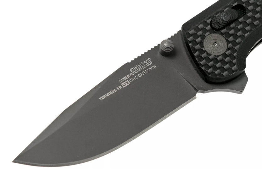 SOG Terminus XR LTE SGTM1032 folding knife G10/carbon handle 10.8cm black