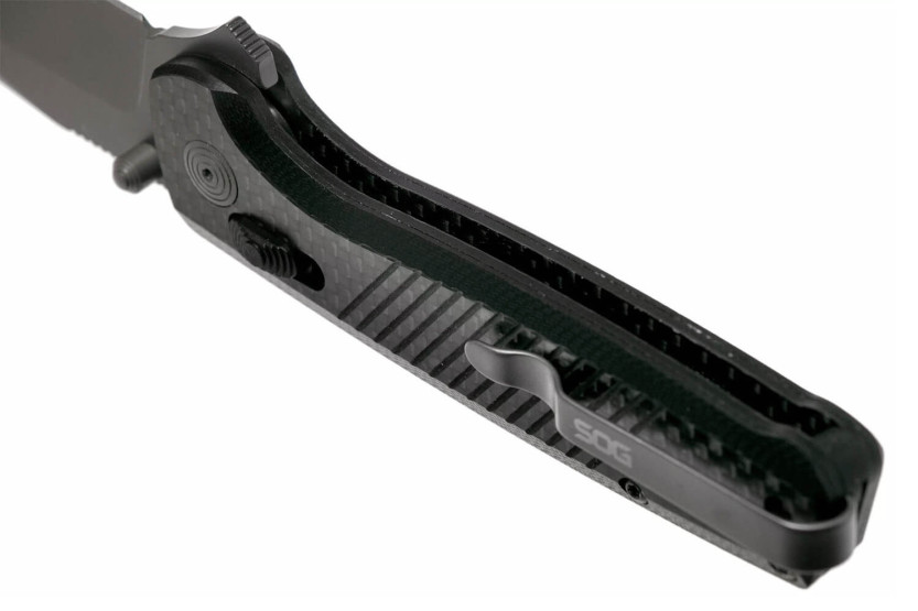 SOG Terminus XR LTE SGTM1032 foldekniv G10/karbonhåndtak 10,8 cm svart