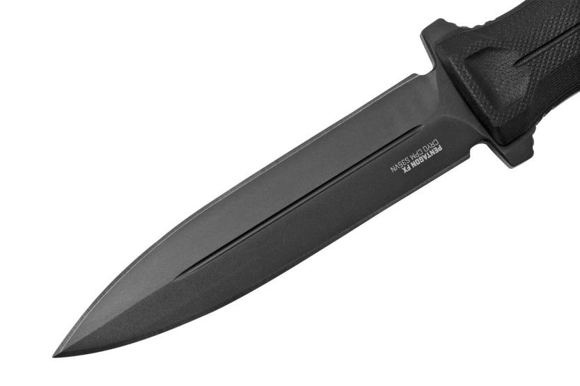 SOG Pentagon FX Covert SGPENTFXCOVBK coltello 7,6 cm lama nera manico G10 con fodero