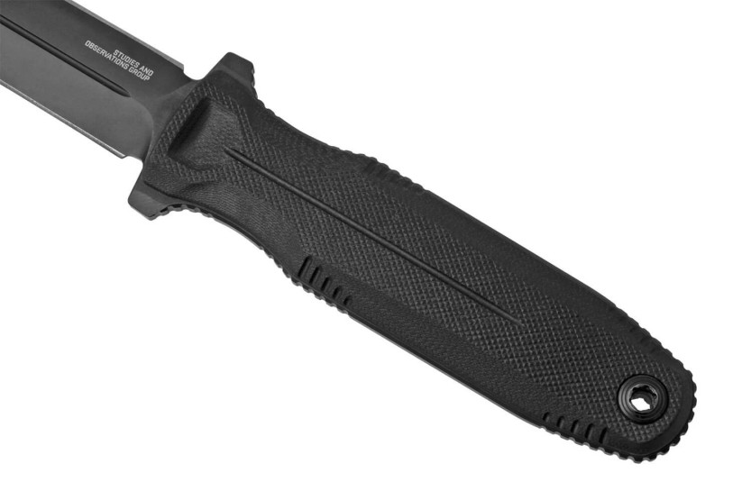 SOG Pentagon FX Covert SGPENTFXCOVBK kniv 7,6 cm blad sort G10 håndtag med skede