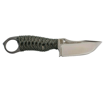 Wildsteer Karlican KAR0114 kniv 7,6 cm blad urban kamuflasje paracord håndtak + Kydex slire
