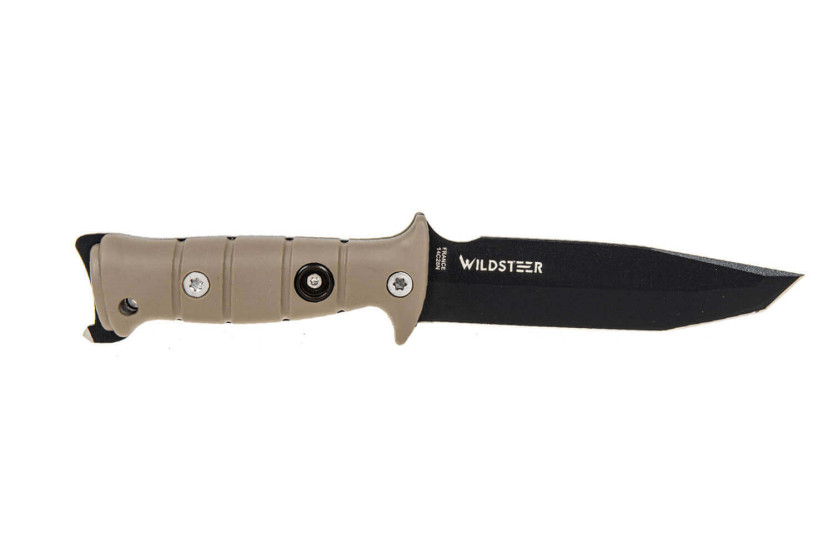 Cuchillo de supervivencia semidentado Wildsteer Tork con funda