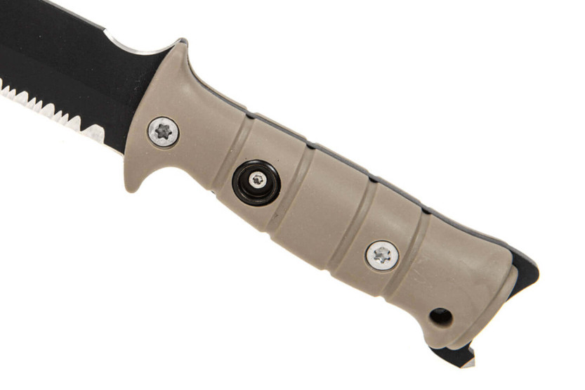 Cuchillo de supervivencia semidentado Wildsteer Tork con funda