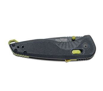 Faca dobrável SOG Aegis AT SGAEGISATTANTOBKMO 12,7 cm cabo preto em nylon/fibra de vidro 2