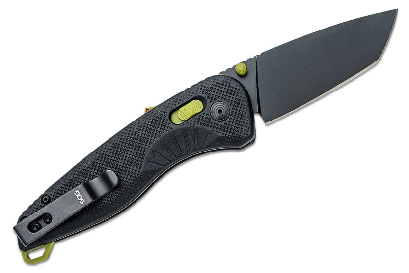 SOG Aegis AT SGAEGISATTANTOBKMO coltello pieghevole 12,7 cm manico in nylon nero/fibra di vetro