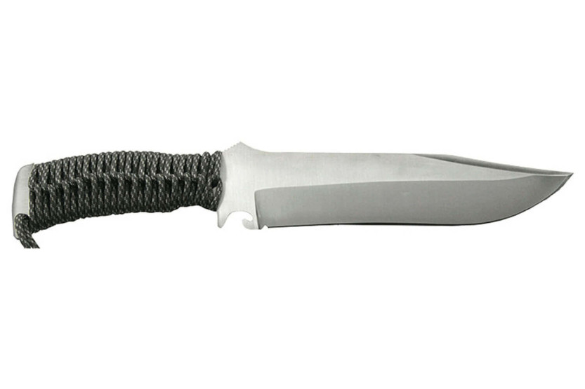 Cuchillo de supervivencia Wildsteer TX Bowie TXB0114 18,7cm Hoja Bowie Mango de paracord Urban/Camo + funda de nylon