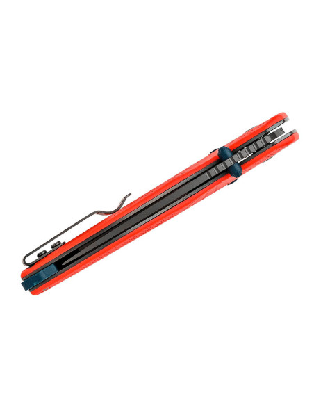 Cuchillo plegable SOG Aegis AT SGAEGISATRIN 12.7cm mango de nylon/fibra de vidrio rojo