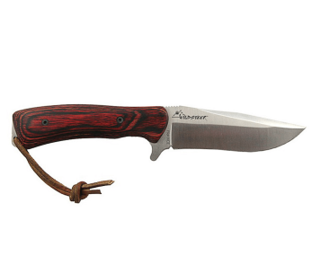 Wildsteer Byron Ferguson WBF0102 coltello da caccia lama 11cm manico in cocobolo + fodero in pelle