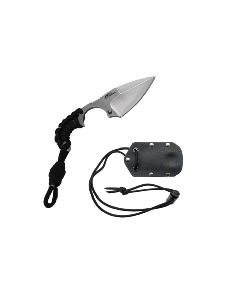 Wildsteer Krill KR0113 Coltello EDC lama 5cm manico in paracord + fodero in Kydex