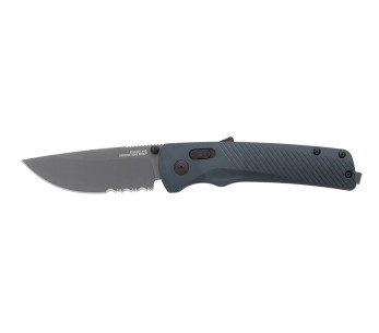 SOG Flash At Grey SGFLASHSGR halvsaget foldekniv med grått nylon/glassfiberhåndtak 11,6 cm