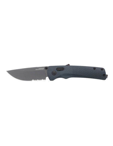SOG Flash At Grey SGFLASHSGR semi-gekarteld vouwmes grijs nylon/fiberglas handvat 11,6cm