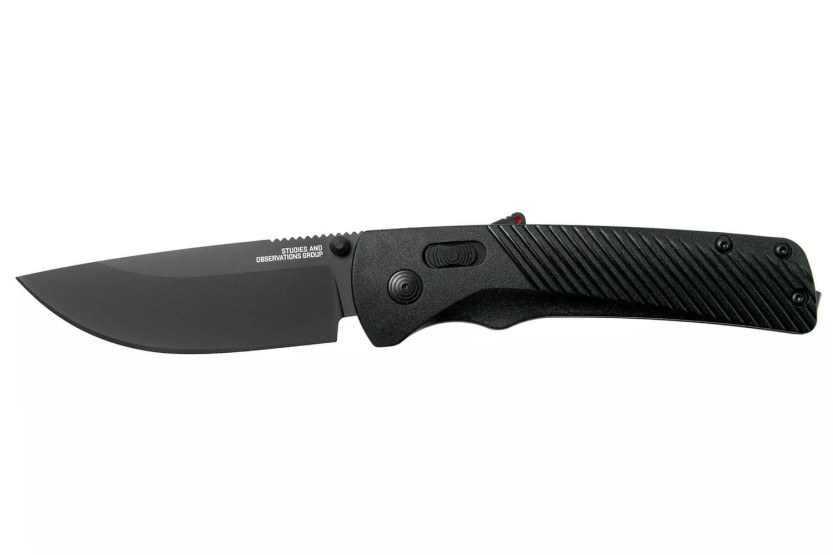 SOG Flash At Blackout SGFLASHBK navaja plegable con mango de nylon/fibra de vidrio negro 11.6cm