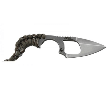 Wildsteer Krill KR00111 EDC-kniv 5 cm blad Kamuflasje paracordhåndtak + Kydex-kappe
