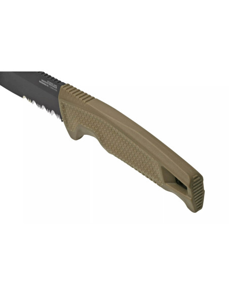 SOG Recondo FX SGRECONDOFXSFDE kniv 11,7 cm halvsaget blad ørkengummihåndtak + slire