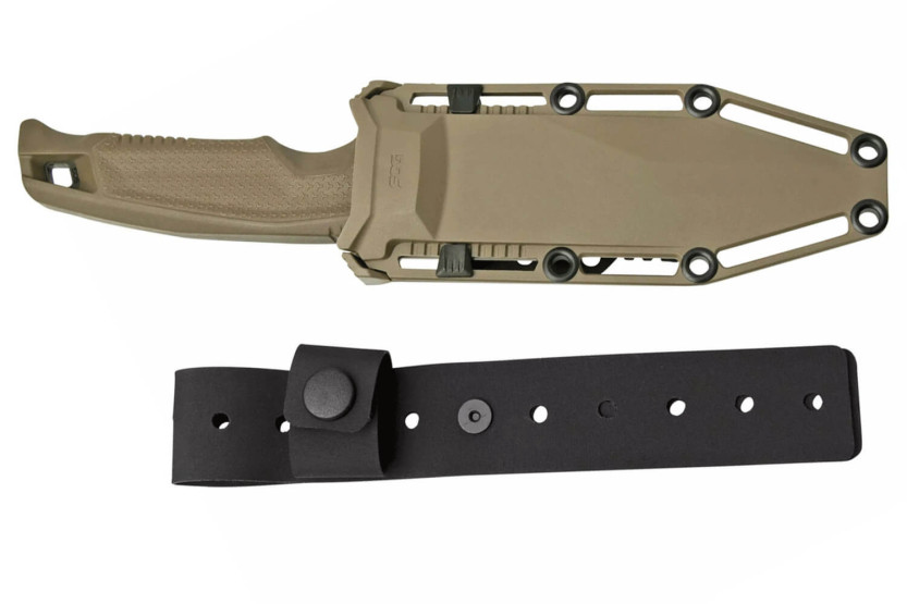 SOG Recondo FX SGRECONDOFXSFDE kniv 11,7 cm halvsavet klinge ørkengummihåndtag + skede