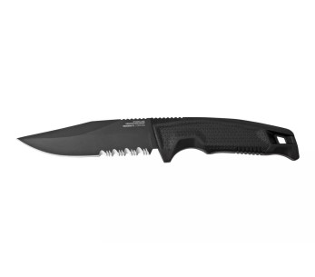 SOG Recondo FX SGRECONDOFXSBK kniv 11,7cm tandat blad svart gummihandtag + slida