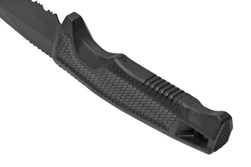 SOG Recondo FX SGRECONDOFXSBK veitsi 11.7cm hammastettu terä musta kumikahva + tuppi