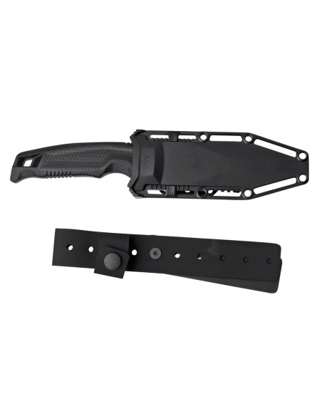 Messer SOG Recondo FX SGRECONDOFXSBK gezahnte Klinge 11,7cm schwarzer Gummigriff + Etui