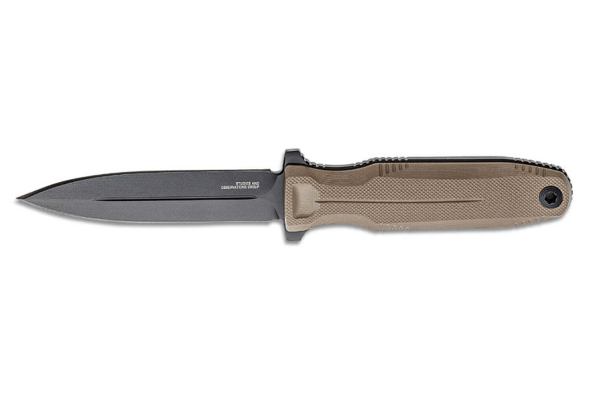 SOG Pentagon FX SGPENTFXFDE kniv 7,6cm blad öken G10 handtag med slida
