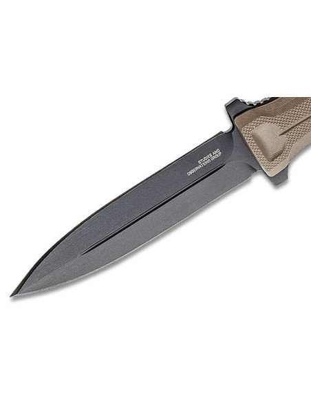 SOG Pentagon FX Messer SGPENTFXFDE Klinge 7,6cm Griff G10 Wüste mit Holster