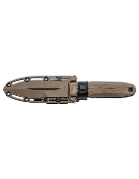 SOG Pentagon FX SGPENTFXFDE kniv 7,6cm blad öken G10 handtag med slida