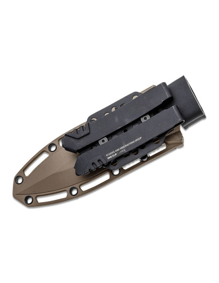 SOG Pentagon FX Messer SGPENTFXFDE Klinge 7,6cm Griff G10 Wüste mit Holster