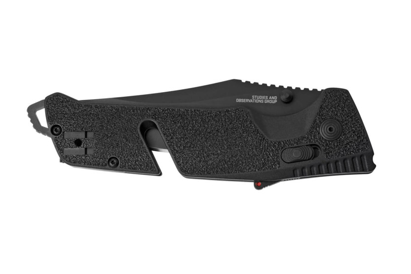 SOG Trident AT SGTRIDBK navaja plegable 13.5cm mango negro nylon/fibra de vidrio