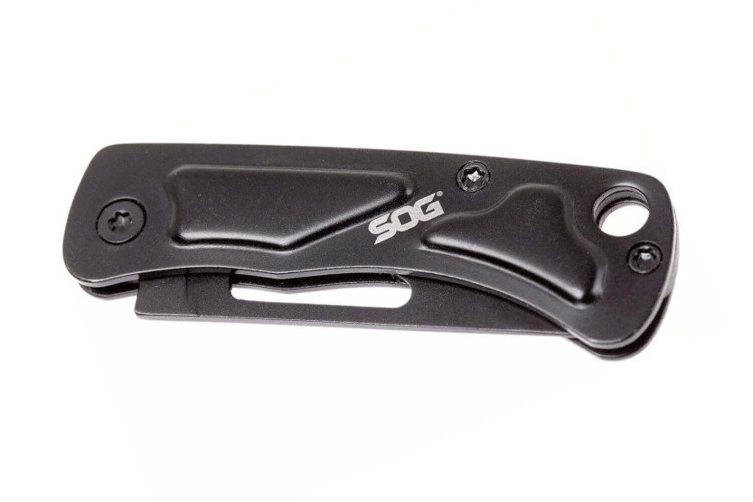 SOG Centi I SGCE1002 foldekniv 5 cm med svart stålhåndtak