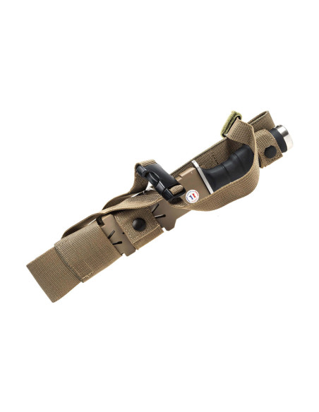 Wildsteer Krypton-B KRYB0115 veitsi 17.5cm terä musta Tactiprene kahva silmiinpistävällä pommelilla + POM tuppi