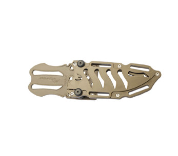 Wildsteer Skarabe SKA3111 kniv 11 cm sort blad Desert paracord håndtag + POM skede 2